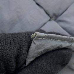 مملوكة مسبقًا Bottega Veneta Padded Tech Cassette Shoulder Bag Gray Nylon