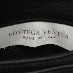 Pre Owned محفظة بوتيغا فينيتا طية مزدوجة جلد انتريشياتو متعددة الألوان