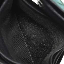 Pre Owned محفظة بوتيغا فينيتا طية مزدوجة جلد انتريشياتو متعددة الألوان