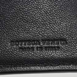 Pre Owned محفظة بوتيغا فينيتا طية مزدوجة جلد انتريشياتو متعددة الألوان