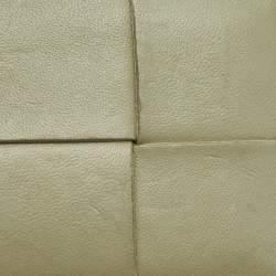 Pre Owned حامل بطاقات بسحاب بوتيغا فينيتا جلد إنتريشاتو أسود