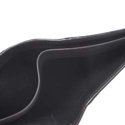 Pre Owned Bottega Veneta Dark Brown Leather and Alligator Bifold Wallet