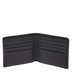 Pre Owned Bottega Veneta Dark Brown Leather and Alligator Bifold Wallet