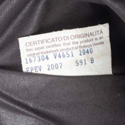 Pre Owned Bottega Veneta Dark Brown Intrecciato Leather VN Carry On Briefcase