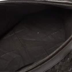 Bottega Veneta Dark Brown Intrecciato Leather VN Duffle Bag