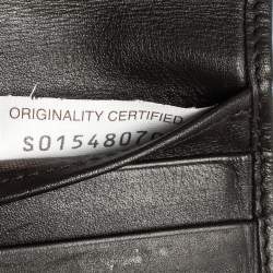 Pre Owned Bottega Veneta Dark Brown Intrecciato Leather Bifold Wallet 