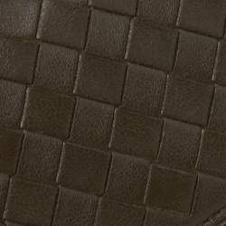 Pre Owned Bottega Veneta Olive Green Intrecciato Leather Trifold Wallet
