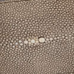 Pre Owned Bottega Veneta Beige Stingray Bifold Wallet