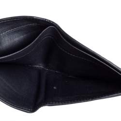 Pre Owned Bottega Veneta Maroon Intrecciato Leather Bifold Wallet