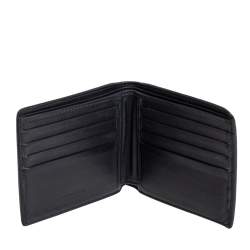 Pre Owned Bottega Veneta Maroon Intrecciato Leather Bifold Wallet