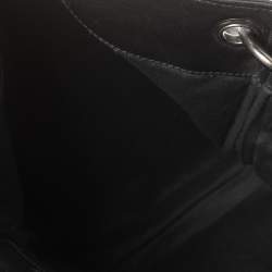 Pre Owned Bottega Veneta Black Intrecciato Leather Messenger Bag