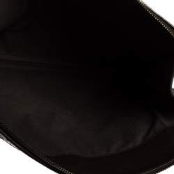 Bottega Veneta Dark Brown Intrecciato Leather Zip Document Case