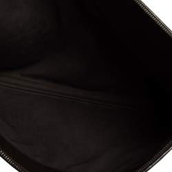 Bottega Veneta Dark Brown Intrecciato Leather Zip Document Case