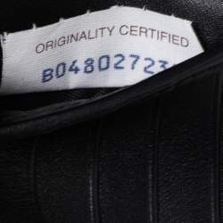 Pre Owned Bottega Veneta Black Intrecciato Leather Bifold Wallet