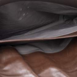 Pre Owned Bottega Veneta Brown Intrecciato Leather Briefcase