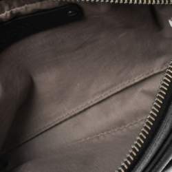 Pre Owned Bottega Veneta Black Leather Belt Bag