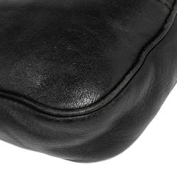 Pre Owned Bottega Veneta Black Leather Belt Bag