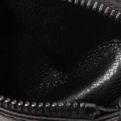 Bottega Veneta Black Intrecciato Leather Trifold Wallet