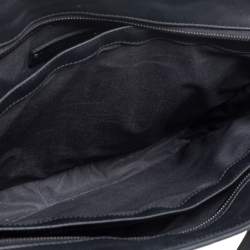 Bottega Veneta Black Intrecciato Leather Laptop Briefcase 