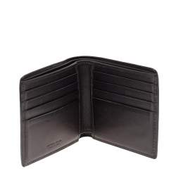 Pre Owned Bottega Veneta Brown Intrecciato Leather Bifold Wallet