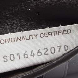 Pre Owned Bottega Veneta Dark Brown Intrecciato Leather Bifold Wallet