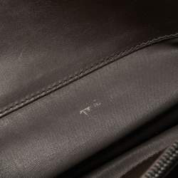 Pre Owned Bottega Veneta Brown Intrecciato Leather Briefcase