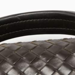 Pre Owned Bottega Veneta Brown Intrecciato Leather Briefcase