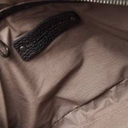 Bottega Veneta Black Intrecciato Leather Wristlet Pouch