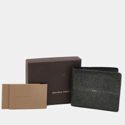 Bottega Veneta Grey Stingray Bifold Wallet