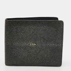 Bottega Veneta Grey Stingray Bifold Wallet