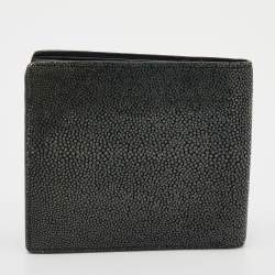 Bottega Veneta Grey Stingray Bifold Wallet
