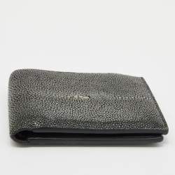 Bottega Veneta Grey Stingray Bifold Wallet