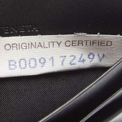 Pre Owned Bottega Veneta Black Intrecciato Leather Card Holder