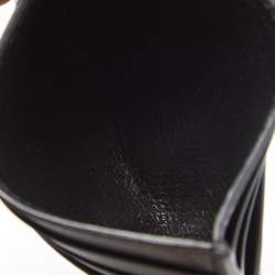 Pre Owned Bottega Veneta Black Intrecciato Leather Card Holder