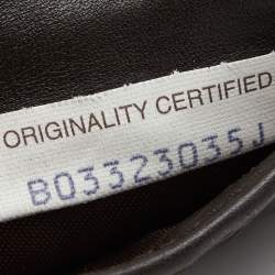 Pre Owned Bottega Veneta Brown Intrecciato Leather Bifold Wallet