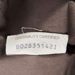 Pre Owned Bottega Veneta Navy Blue Intrecciato Leather Messenger Bag