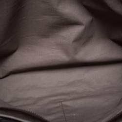 Pre Owned Bottega Veneta Dark Brown Intrecciato Leather Brief Laptop Bag