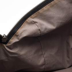 Pre Owned Bottega Veneta Black Intrecciato Leather Weekender Bag