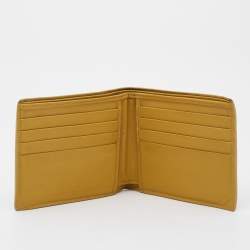 مملوكة مسبقًا Bottega Veneta Olive Green Intrecciato Leather Bifold Wallet