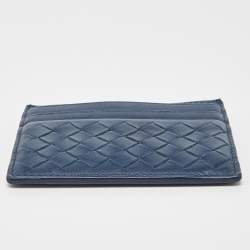 مملوكة مسبقًا حافظة بطاقات بوتيغا فينيتا جلد إنترشياتو سوداء 