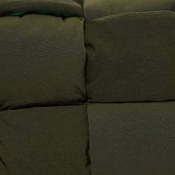 Bottega Veneta Green Intrecciato Nylon Cassette Messenger Bag