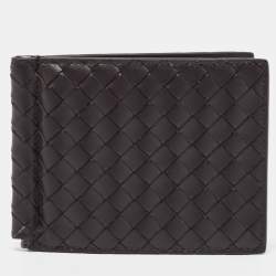 Intrecciato leather clip wallet - Bottega Veneta - Men