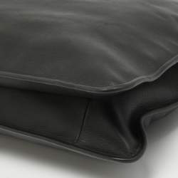 Pre Owned Bottega Veneta Black Intrecciato Leather Briefcase Bag