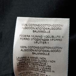 Pre Owned Bottega Veneta Monochrome Checked Cotton Oversized Shirt M