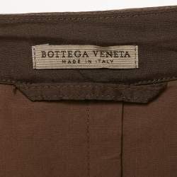 Bottega Veneta Brown Silk/Cotton Jacket and Pants Set L