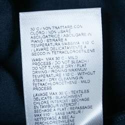 Bottega Veneta Navy Blue Jersey Collared T-Shirt M