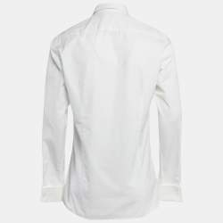Bottega Veneta White Cotton Button Front Shirt M