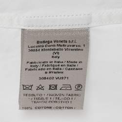 Bottega Veneta White Cotton Button Front Shirt M