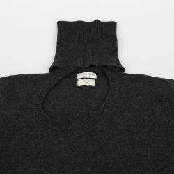 Bottega Veneta Navy Gray Knit Sweater