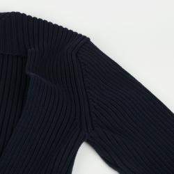 Bottega Veneta Navy Gray Knit Sweater